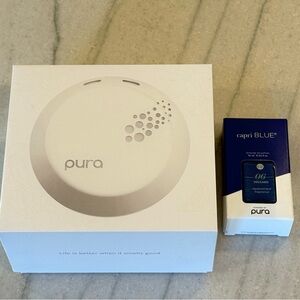 Pura White Smart Home Fragrance Diffuser with Free Capri Blue Refill
